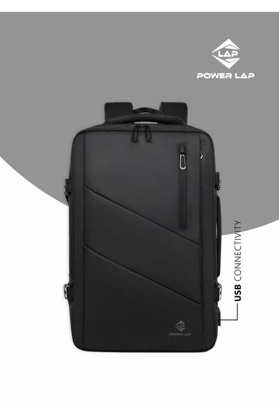 Generic Brand Power Lap-Laptop Bag (Black Zip)