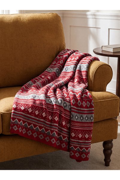 LC Waikiki Lcw Home Mixed New Year's Themed Tv Blanket with Nevavm Difference...