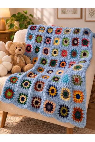 Generic Brand Knitted Baby Blanket