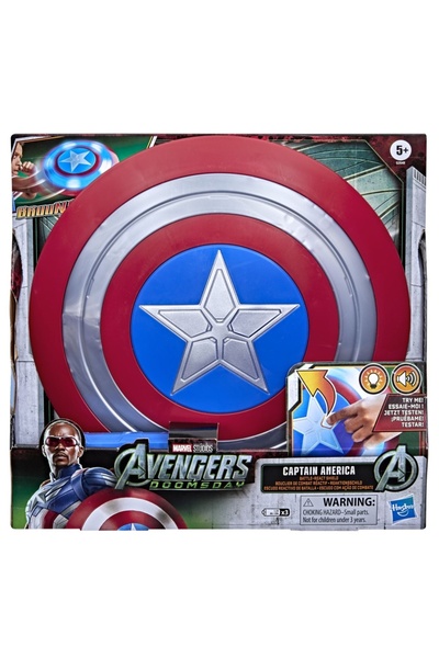 Hasbro MARVEL AVENGERS DOOMSDAY SCUTUL CAPTENULUI AMERIKA CU LUMINI ȘI SUNETE