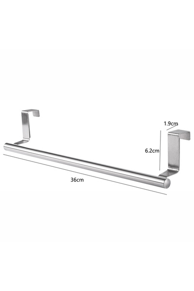Choice L-36cm Kitchen Cabinet Door Towel Bar Stainless Steel Door Back Towel ...