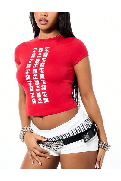 Evendi T-shirt, κόκκινο