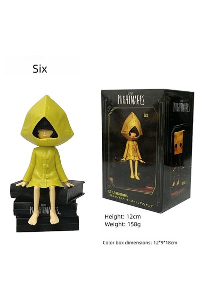 BANDAI 12 سم مع علبة، مجسم أنمي من لعبة Little Nightmares، مجسم GK، مجسم Six،...