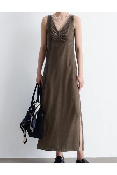 Evendi Long dress, Gray