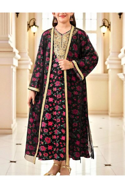 Evendi Dress and blouse set, Floral print