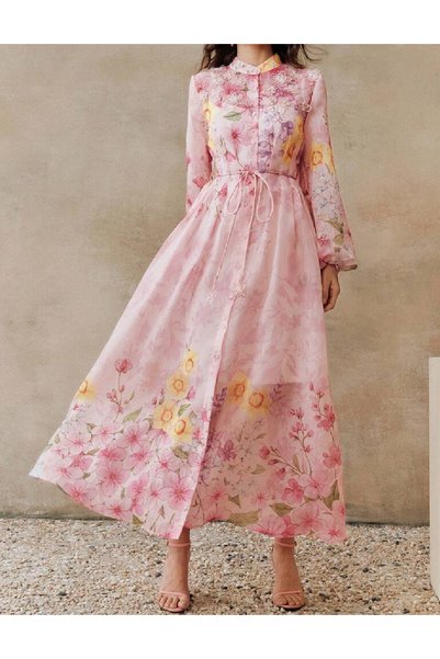 Evendi Rochie lunga, Roz