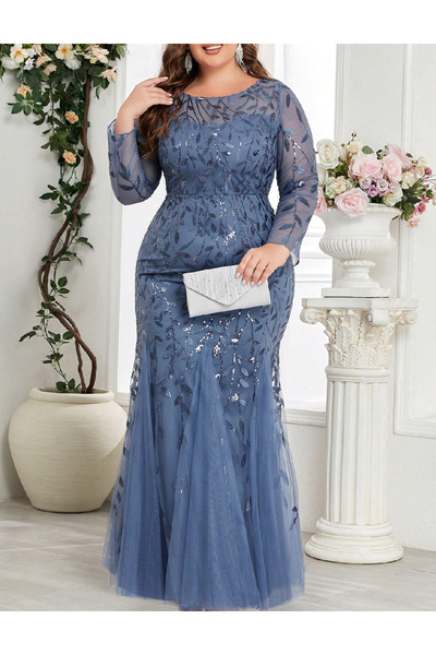 Evendi Rochie lunga, Albastru