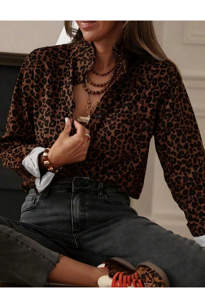 Evendi Πουκάμισο, με animal print