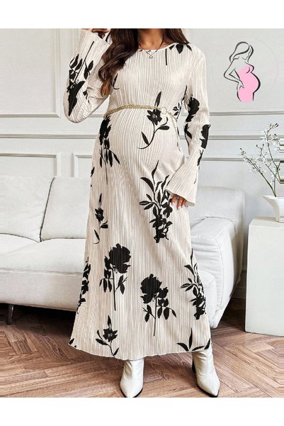 Evendi Rochie lunga, Ecru