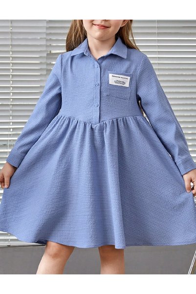 Evendi Dress, Blue