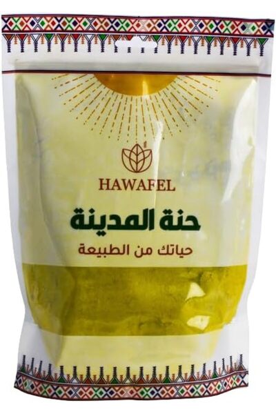 HAWAFEL مسحوق الحناء من المدينة - مسحوق أوراق طبيعي ونقي 100% |   منظف شعر خا...