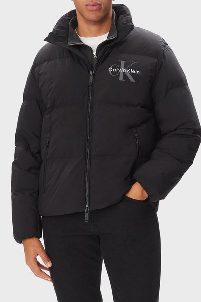 Calvin Klein Regular Fit Dik Yaka Logolu Mont LV04RH538GUB1 Erkek MONT LV04RH...