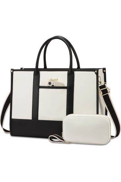 LOVEVOOK Laptop Tote Bags for Women Work Bag 15.6 inch Large Professional Tea...