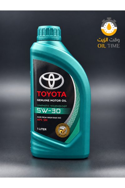 Toyota زيت محرك تويوتا الأصلي 5W-30 (تخليقي بالكامل - 1 لتر)