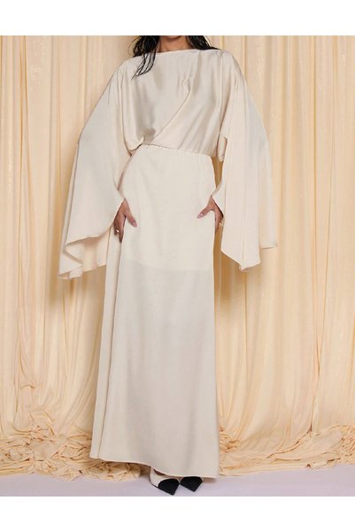 Evendi Rochie lunga, Ecru