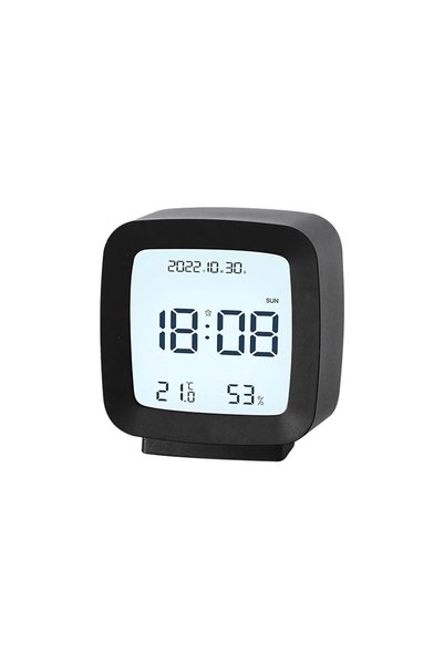 Aria Trade Ψηφιακό Ξυπνητήρι με Οθόνη LCD, Θερμοκρασία, Υγρασία και Λειτουργί...