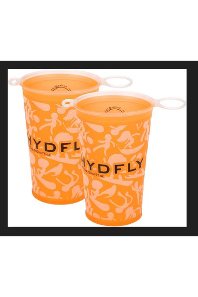 zerzembe 2 Pieces of 200 ml Collapsible Soft Water Cups, for Outdoor Sports, ...