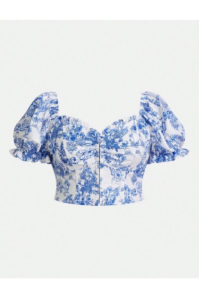Evendi Top, Albastru/Alb