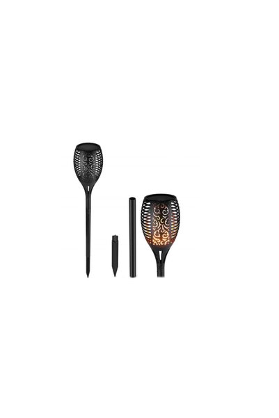 OEM Lampă solară LED pentru curte sau grădină cu efect real de flacără de torță, 60x10cm