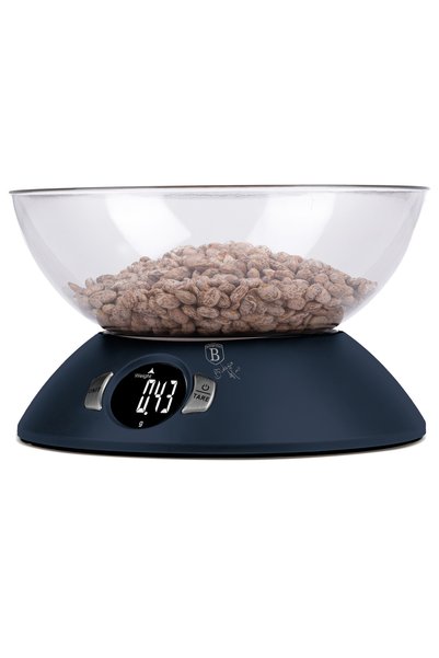 Berlinger Haus Cântar de bucătărie cu bol - Deep Sea Collection, 5 kg, albastru