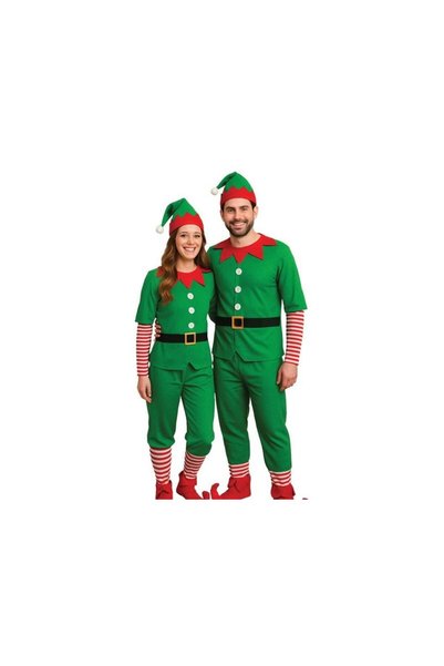 Jumbo Costum Spiridus de Craciun pentru Adulti - One Size
