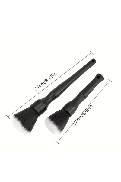 Choice Small and Big 2pcs 1/2Pcs Soft Bristle Car Interior Detailing Brush 16...
