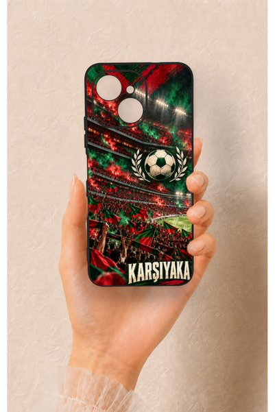 Vip Case Tecno Spark 40C Compatible Silicone Case with Karşıyaka-Themed Design.