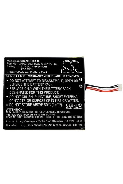 OEM Μπαταρία Li-Polymer 4600MAH συμβατή με Nintendo Switch HAC-001