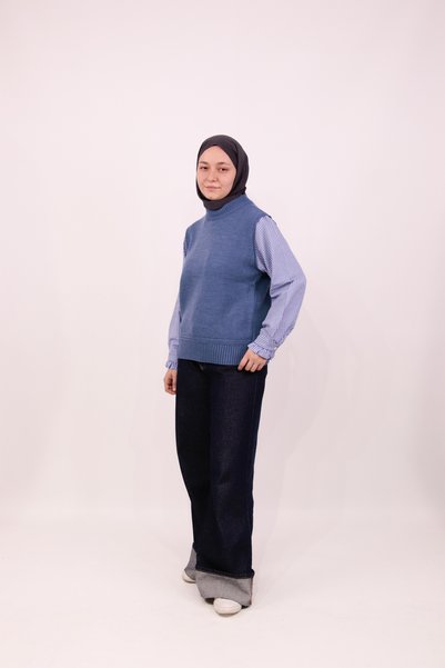 ilmek 36036 Kadın Gömlek Detaylı Kazak