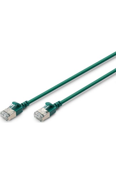 Digitus Καλώδιο Δικτύου Ethernet F/FTP Cat.6a 1m Πράσινο