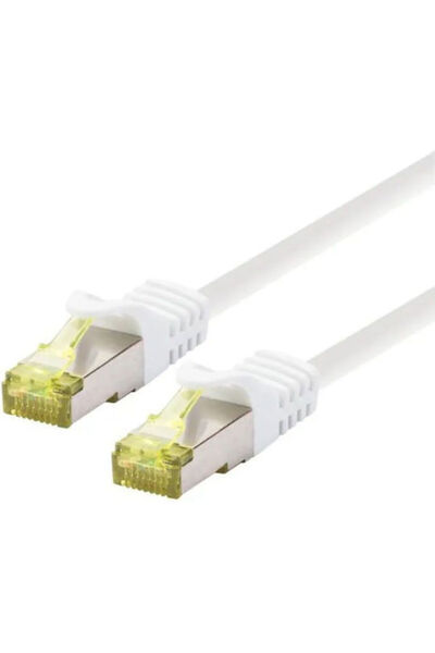 OEM Logon Επαγγελματικό Καλώδιο Patch S/FTP AWG26 LSOH 20m Cat.6a 500MHz Λευκ...