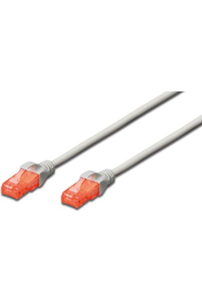 Digitus Καλώδιο δικτύου U/UTP Cat.6 (Gigabit) Ethernet 0,5m Γκρι Κωδικός: DK-...