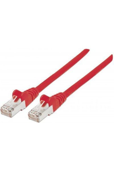 Intellinet Καλώδιο Δικτύου S/FTP Cat.7 10Gbps Ethernet 0,25m Κόκκινο Κωδικός:...