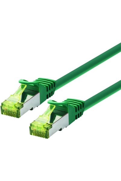 Logon Επαγγελματικό καλώδιο patch S/FTP AWG26 LSOH 15m Cat6a 500MHz Πράσινο T...