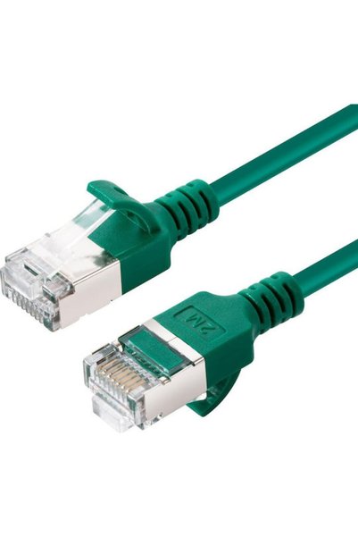 MicroConnect Καλώδιο Δικτύου Ethernet U/UTP Cat.6a 0,25m Πράσινο 1 τεμ.
