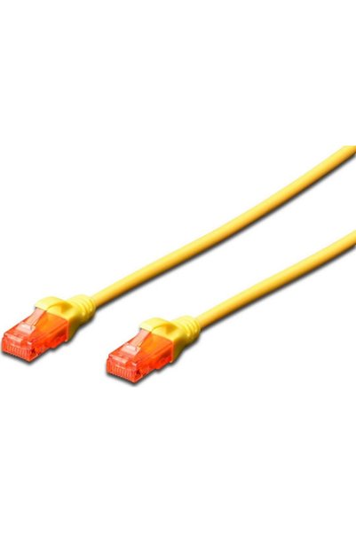 Digitus Καλώδιο Δικτύου U/UTP Cat.6 (Gigabit) Ethernet 0,5m Κίτρινο Κωδικός: ...