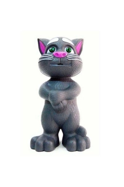 FOXMAG24 Intelligent Talking Tom Talking Toy, Dark Grey