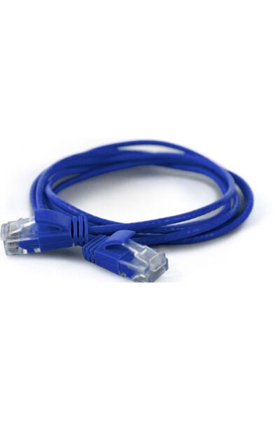 Wantec Καλώδιο δικτύου Ethernet U/UTP Cat.6a 0,1m Μπλε Κωδικός: 7239