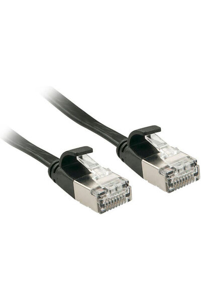 LİNDY Καλώδιο Δικτύου Ethernet U/FTP (STP) Cat.6a 0,3m Μαύρο Κωδικός: 47480