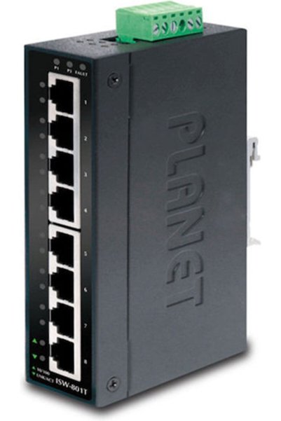 Planet ISW-801T Μη διαχειριζόμενος διακόπτης L2 με 8 θύρες Ethernet