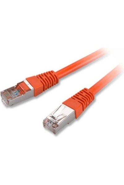 EQUIP Καλώδιο Δικτύου Gigabit S/FTP Cat.6a Ethernet 5m Πορτοκαλί Κωδικός: 605674