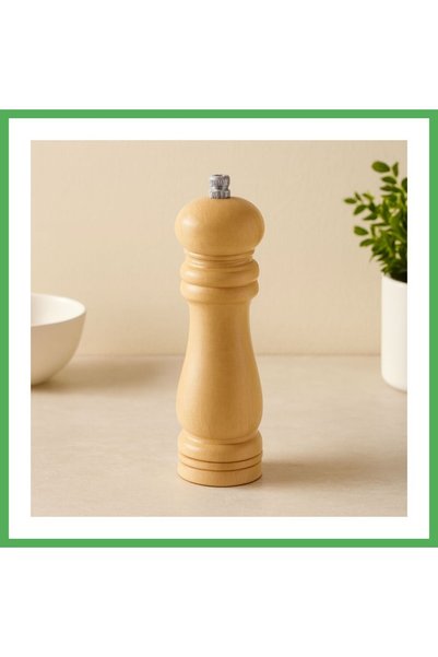 Nur store Çanta Wooden Salt and Spice Grinder, 15 cm (Diameter 4.5 cm) BEZOSS