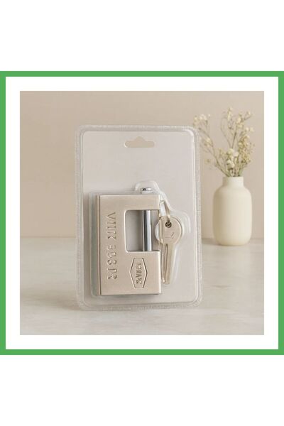 Nur store Çanta 80 mm Gray Non-Slip Sliding-Shaft Padlock BEZOSS