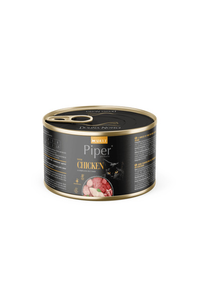 Piper Hrana umeda pentru pisici, Cat, carne de pui, 185g
