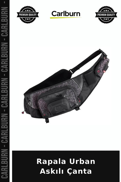 Carlburn Deluxe Series Rapala Urban Shoulder Bag, Black, City Digital.