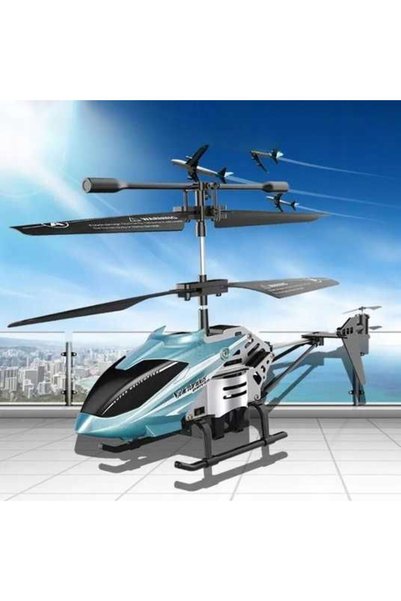 Vivendo Elicopter cu telecomanda pentru copii, Air-Flight HF-8357, Albastru