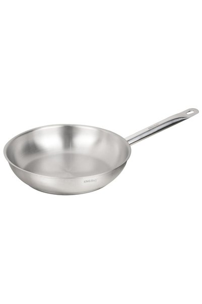 Kinghoff Tigaie din oțel inoxidabil de 24 cm – KH-2019, compatibilă cu toate ...