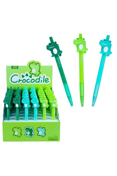OEM Σετ 36 στυλό τζελ, Crocodil
