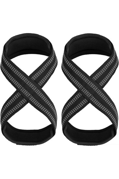 GoodTool Figure 8 Weight Lifting Straps, Anti-Slip Wrist Support Wraps for Ho...