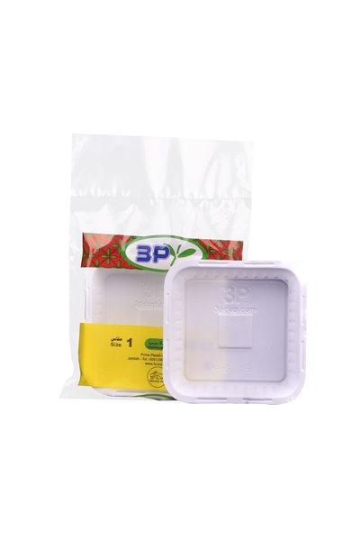 Other صحن بلاستيك مربع 3P - كرتون 20 ربطة - 1